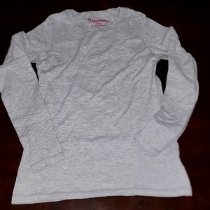 Hanes> M>Gray Long sleeve